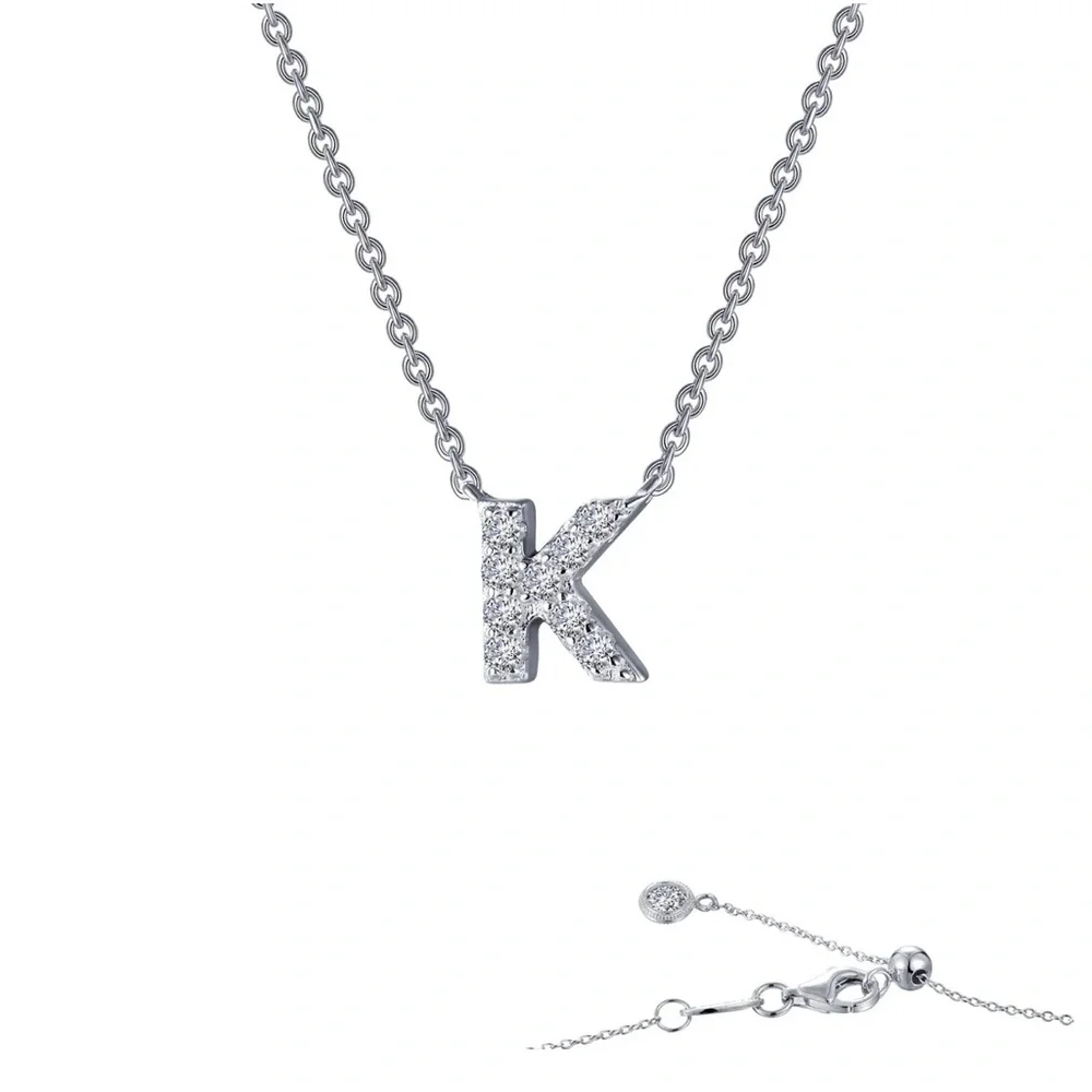 Lafonn Letter “K” Pendant Necklace - Picture 4 of 4